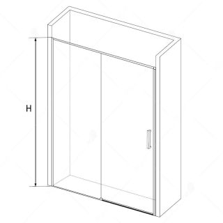 Душевая дверь RGW Stilvoll SV-13 140x195см хром 06321314-11